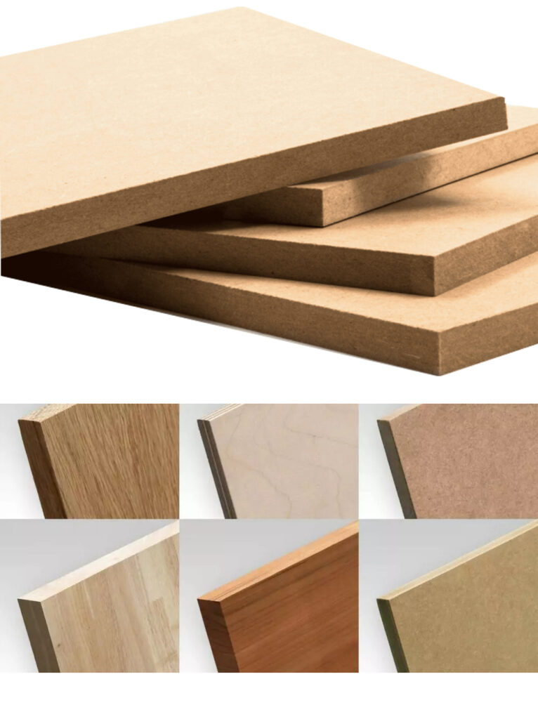 Ván mdf và các dạng phủ bề mặt